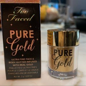 NIBAuthentic Too Faced Pure Gold ultrafine glitter